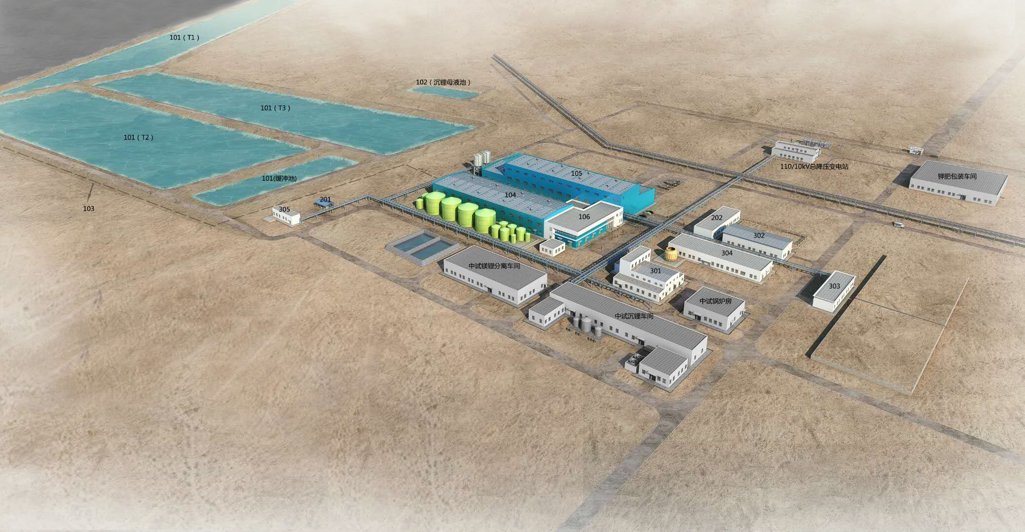 5-中冶建研院監理的五礦鹽湖有限公司1萬噸碳酸鋰項目